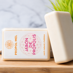 jabón bio con própolis oliva y almendra