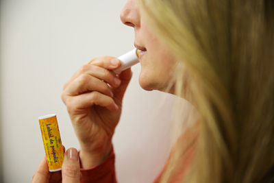 labial de própolis