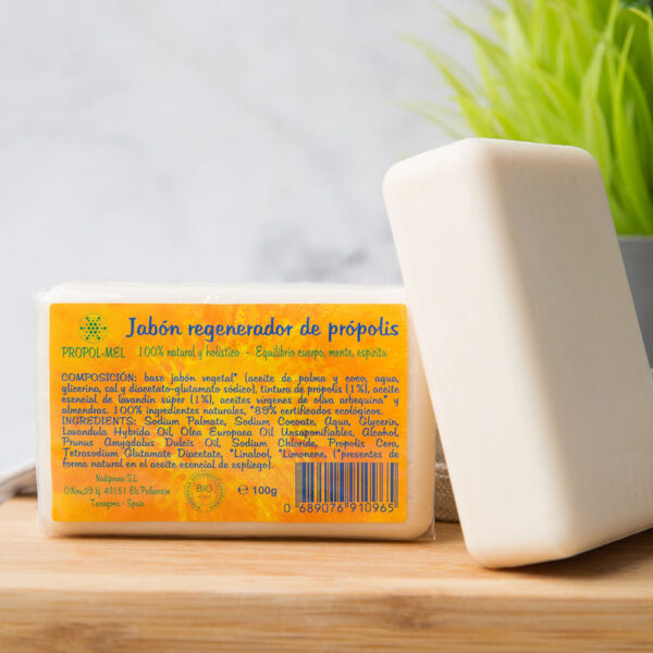 jabon ecologico de propolis en pastilla