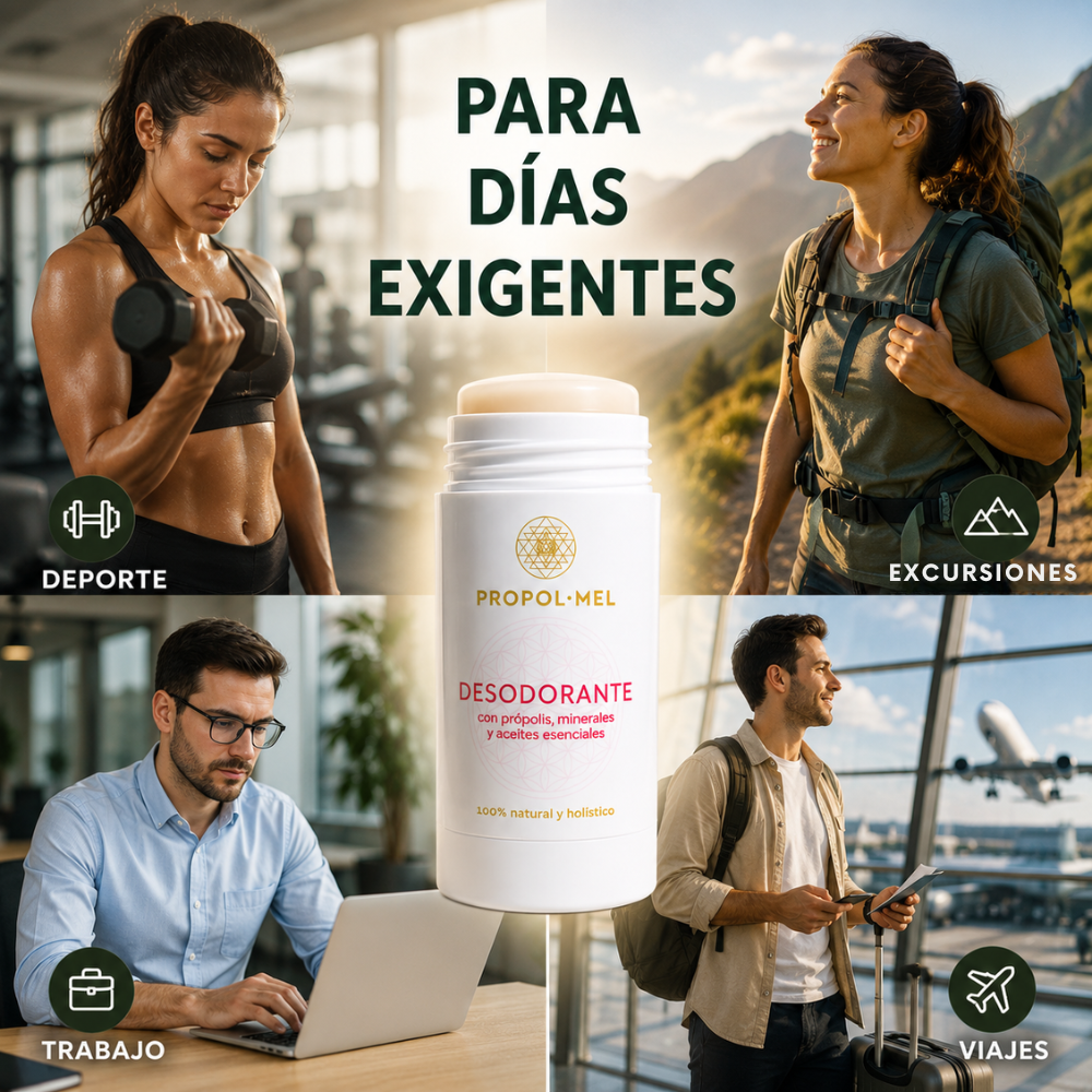 desodorante natural plata propolis larga duración