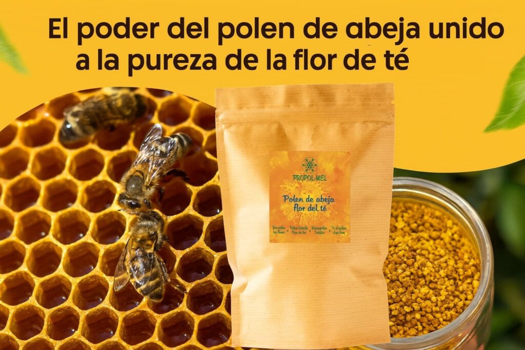 Polen de flor del te producto blog Propol-Mel