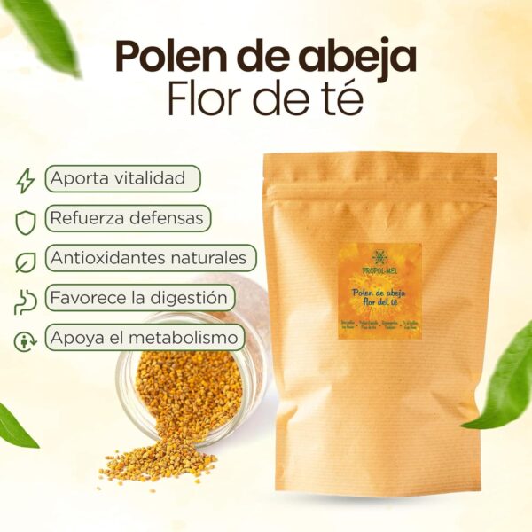 Propiedades Polen flor del te Propol-Mel