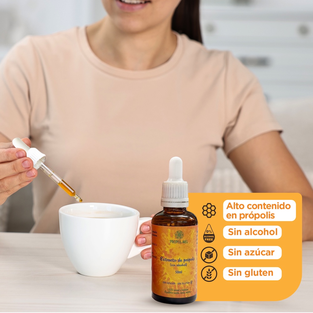 Tintura de própolis sin alcohol